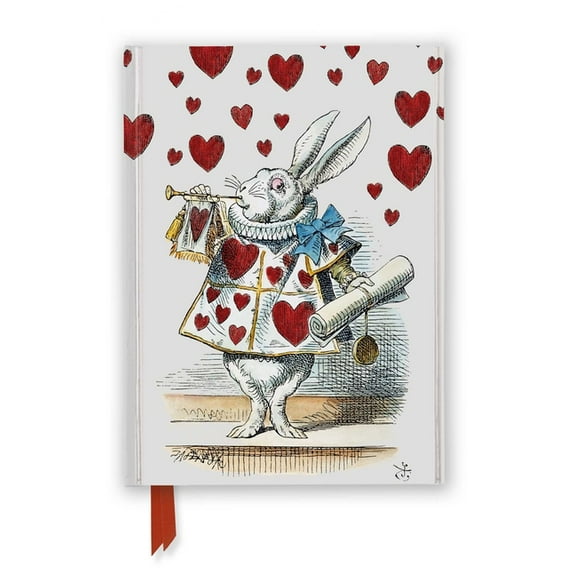 Flame Tree Notebooks Alice's Adventures in Wonderland: White Rabbit (Foiled Journal), (Hardcover)