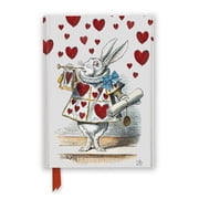 Flame Tree Notebooks Alices Adventures in Wonderland White Rabbit Foiled Journal, Hardcover
