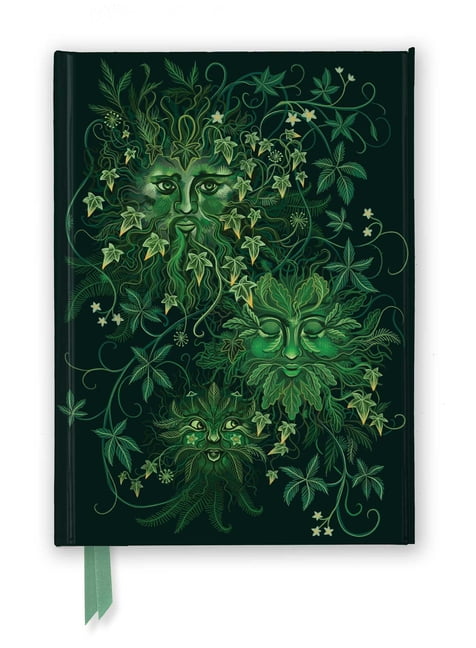 Flame Tree Notebooks Anna Stead: Green Man (Foiled Journal), (Hardcover)