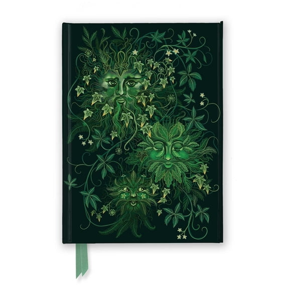 Flame Tree Notebooks Anna Stead: Green Man (Foiled Journal), (Hardcover)