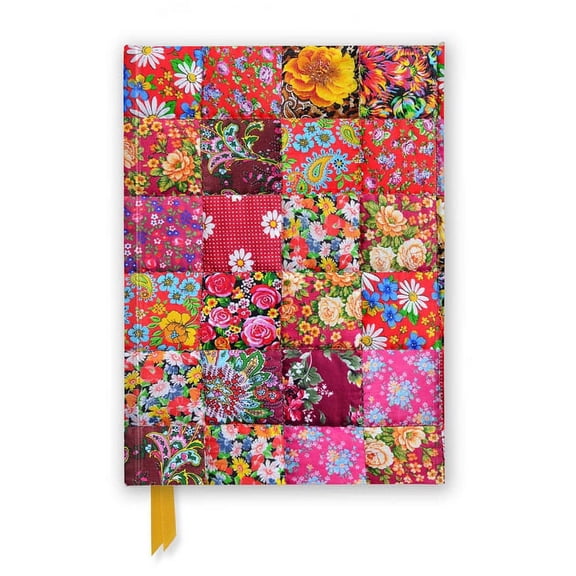 Flame Tree Notebooks Floral Patchwork Quilt (Foiled Journal), (Hardcover)