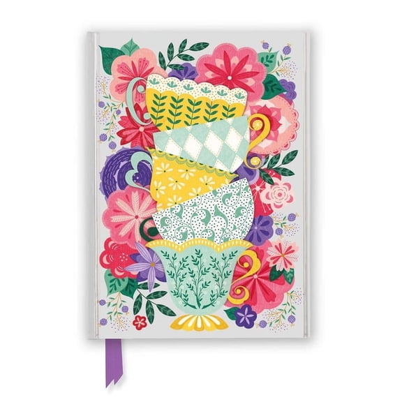 Flame Tree Notebooks Jenny Zemanek: Teacups (Foiled Journal), (Hardcover)