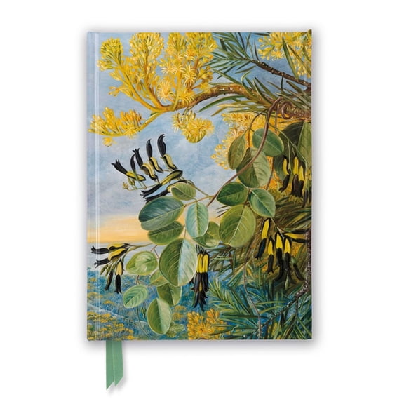 Flame Tree Notebooks Kew Gardens: Marianne North: Flowers of the Flame-Tree and Yellow and Black Twiner, West Australia (Foiled Journal), (Hardcover)