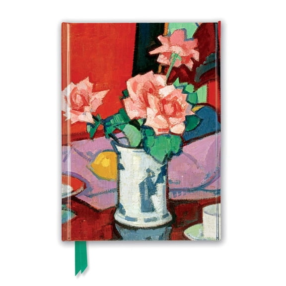 Flame Tree Notebooks: NGS: Samuel Peploe - Pink Roses, Chinese Vase (Foiled Journal) (Notebook / blank book)