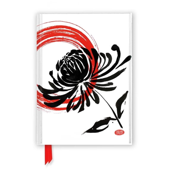 Flame Tree Notebooks Sumi Flowers: Chrysanthemum (Foiled Journal), (Hardcover)