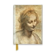 Flame Tree Pocket Notebooks Leonardo Da Vinci Detail of the Head of the Virgin Foiled Pocket Journal, Hardcover
