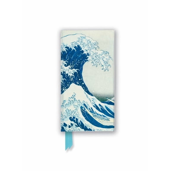Flame Tree Slimline Journals Katsushika Hokusai: The Great Wave (Foiled Slimline Journal), (Hardcover)