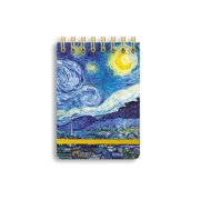 Flame Tree Spiral Pocket Notebooks Vincent Van Gogh The Starry Night Spiral Bound Pocket Notebook, Paperback