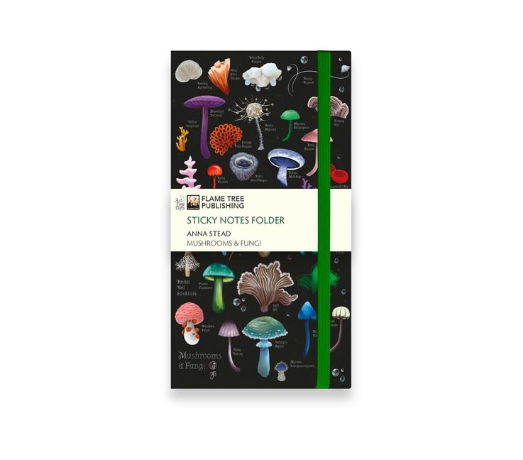 Flame Tree Sticky Notes Folder Anna Stead: Mushrooms & Fungi Flame Tree ...
