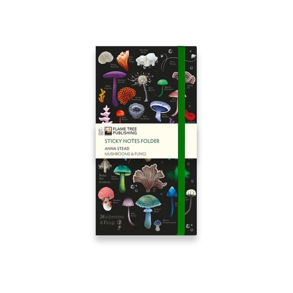 Flame Tree Sticky Notes Folder Anna Stead: Mushrooms & Fungi Flame Tree Sticky Notes Folder, (Hardcover)
