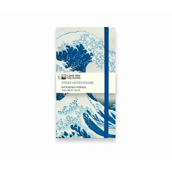 Flame Tree Sticky Notes Folder Katsushika Hokusai: The Great Wave Flame Tree Sticky Notes Folder, (Hardcover)