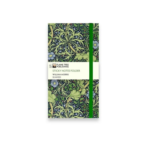 Flame Tree Sticky Notes Folder William Morris: Seaweed Flame Tree Sticky Notes Folder, (Hardcover)