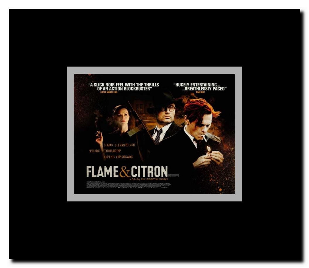 Flame and Citron Framed Movie Poster