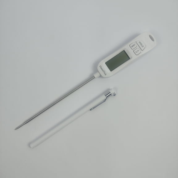 FlameFlick Digital Meat Thermometer, Instant Read Food Thermometer with Long Probe, C/F Switchable for Cooking, Grilling, BBQ