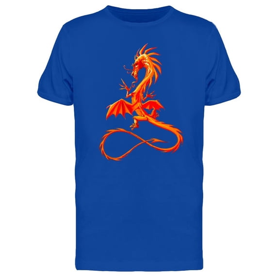Flamed Chinese Dragon Tee Men's -Image by Shutterstock