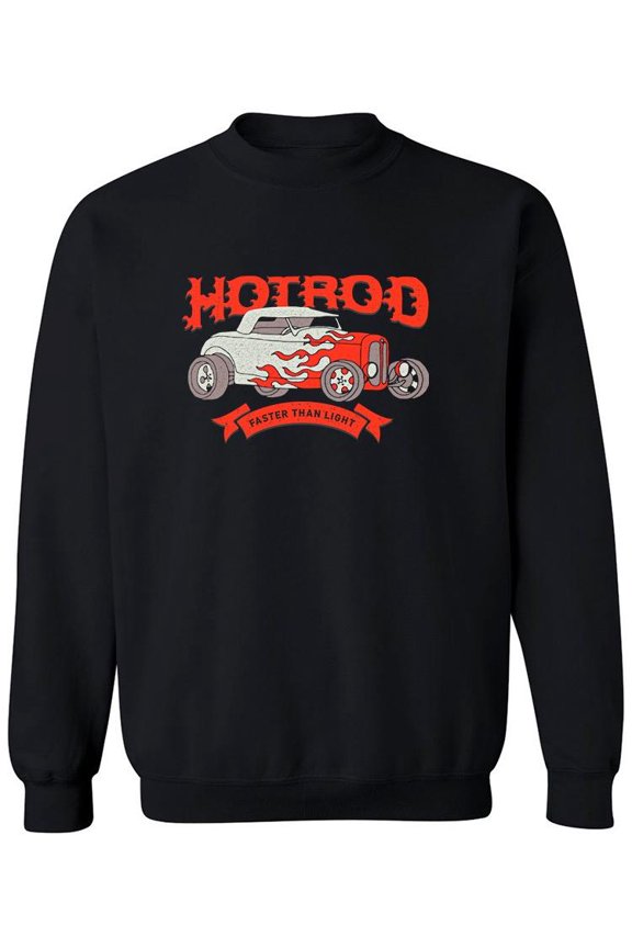 Flamed Hot Rod Sweatshirt Men -Image by Shutterstock, Male Small
