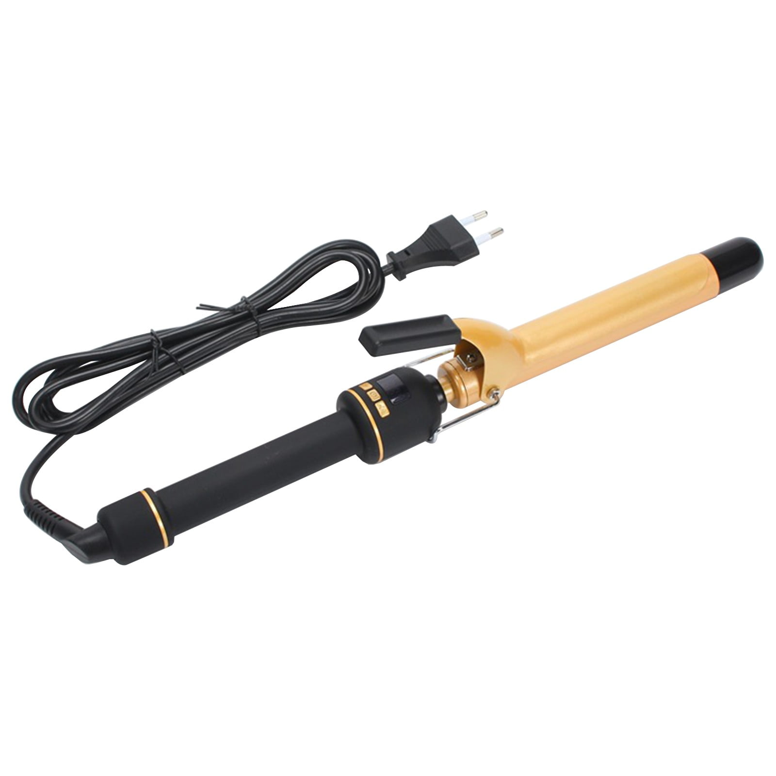 Flameee Hair Styling Tools Plating Gold Tone Warm Big Wave Curling