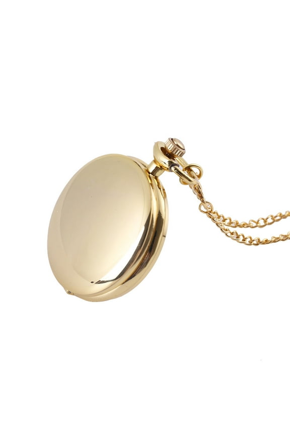 Watches for Men - Classic Large Two-Faced Gold Fashion Pocket Watch Court Style Pocket Watch