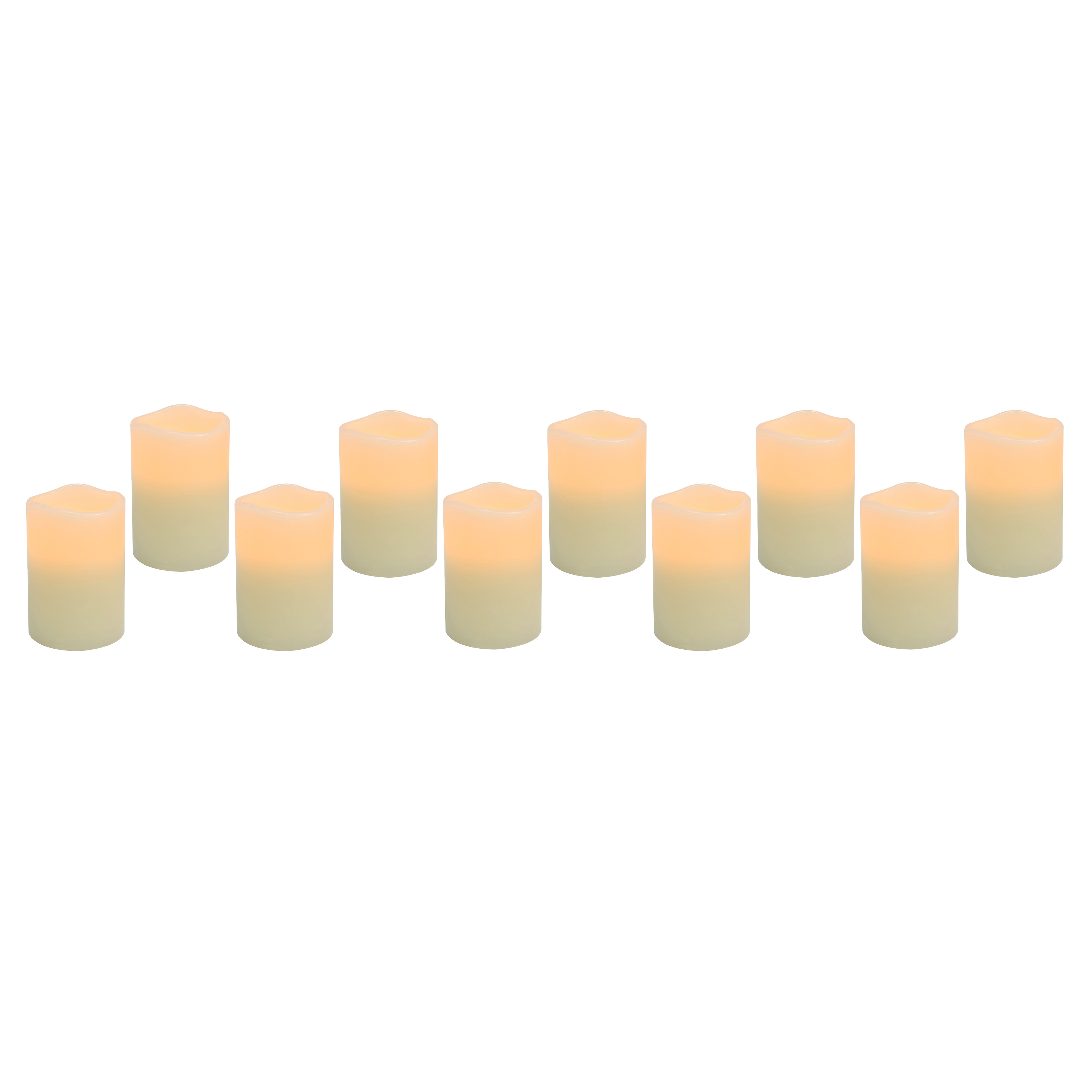 Flameless 2.8in LED Votive Candles, 10-Pack - image 1 of 1