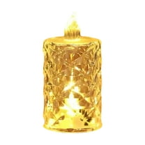 Flameless Candle Light Artificiales Para Decoracion Table Centerpieces For Party Event Christmas Halloween Wedding Decorations Candle Holders for Windows Candle Holder Large & Holders Candlestick