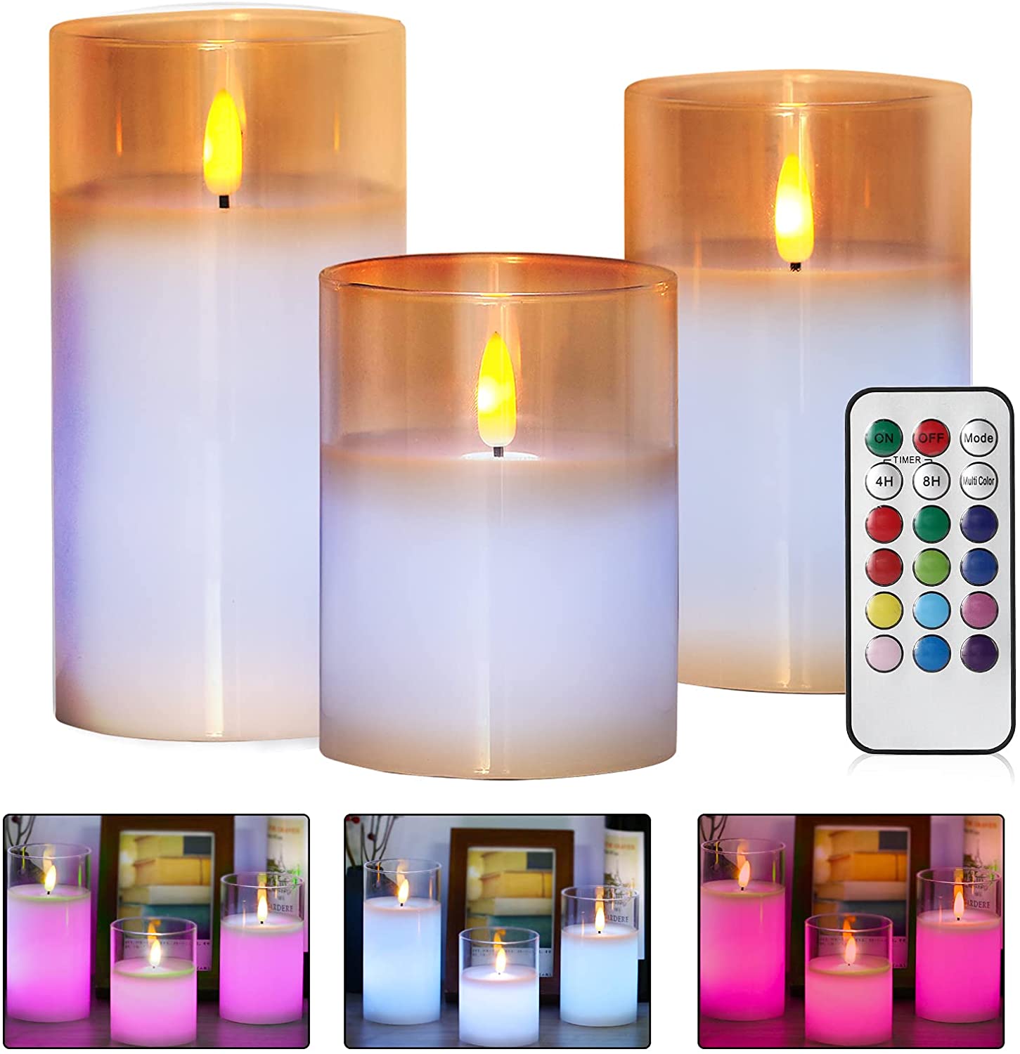 Mainstays LED Votives Candles, 12 Count