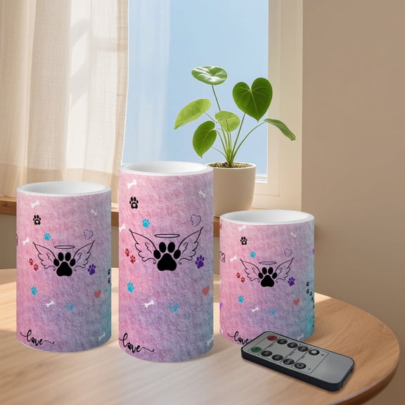 Flameless Candles Set of 3 (4" 5" 6")  Battery Operated LED Pillar Candles with Remote and Timer, Flickering Electric Fake Candles for Home Wedding Decor