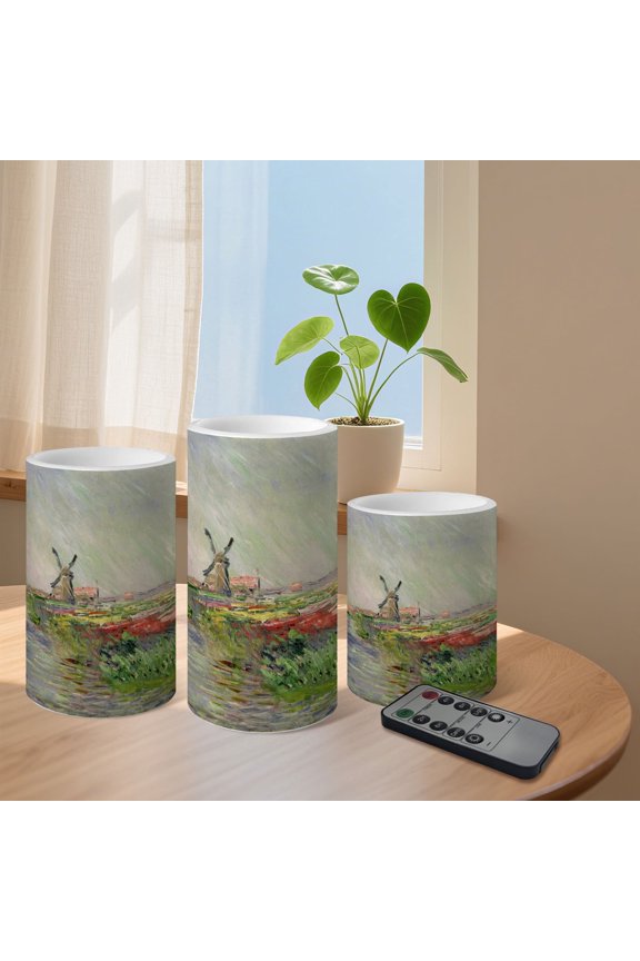 Flameless Candles Set of 3 (4" 5" 6") Battery Operated LED Pillar Candles with Remote and Timer, Flickering Electric Fake Candles for Home Wedding Decor