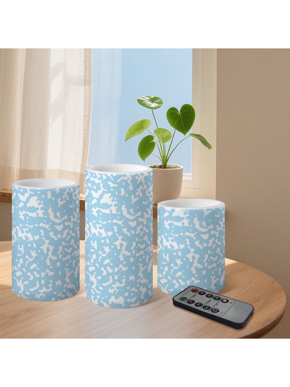 Flameless Candles Set of 3 (4" 5" 6") Battery Operated LED Pillar Candles with Remote and Timer, Flickering Electric Fake Candles for Home Wedding Decor