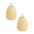 thumbnail image 1 of Flameless Candles With Timer Battery Operated Flickering Wick Real Wax Candles For Holiday Indoor Desktop Ornament Easy To Use, 1 of 4