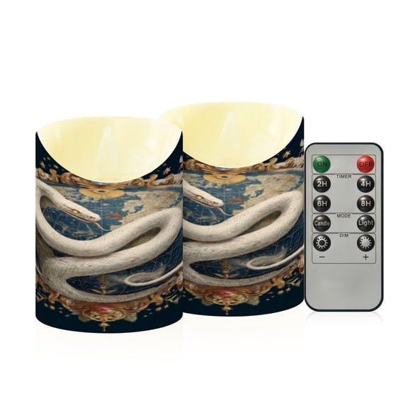 Flameless Themed LED Candles Decorative With Honeycomb Pattern Pattern