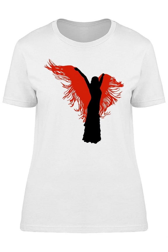Flamenco Dancer Design T-Shirt Women -Image by Shutterstock, Female Large