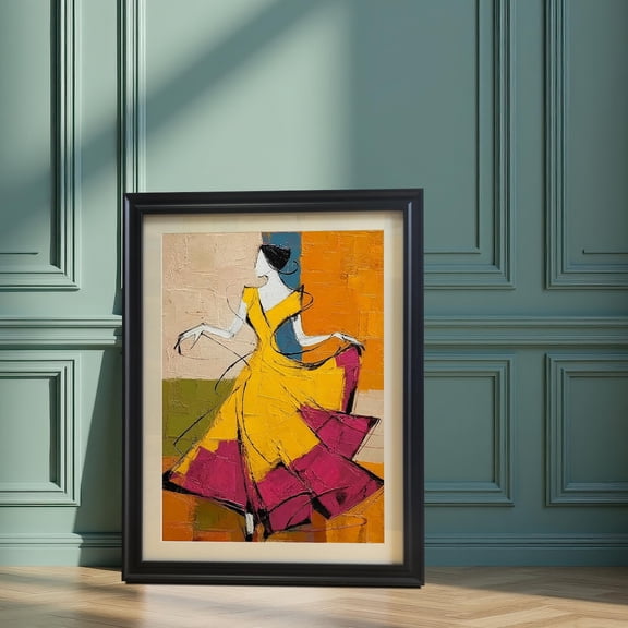 Flamenco Dancer Painting Wall Decor