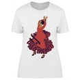 thumbnail image 1 of Flamenco Fem Pose Dancer T-Shirt Women -Image by Shutterstock, Female Medium, 1 of 2