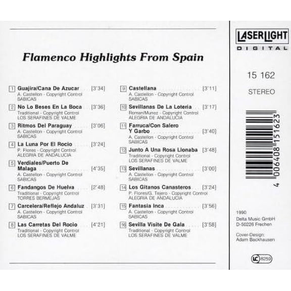 Various Flamenco Highlights from Spain (CD)