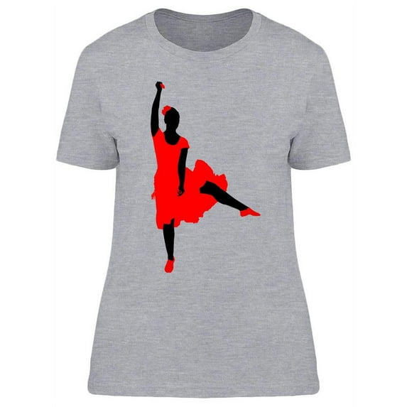 Flamenco Traditional Dancer T-Shirt Women -Image by Shutterstock, Female x-Large