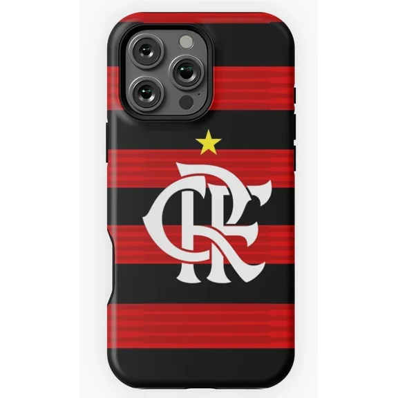 Flamengo Brazil Soccer Football Sports Club iPhone 11 12 13 14 15 16 17 Pro Max Phone Cover