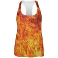 thumbnail image 1 of Flames All Over Womens Racerback Tank Top - Small, 1 of 2