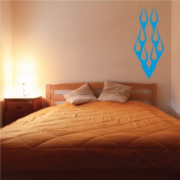Flames Decal - Vinyl Decal - Car Decal - Wall Decal - 271 - 36 Inches