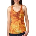 thumbnail image 1 of Flames Fire Juniors Burnout Racerback Tank Top Multi MD, 1 of 2