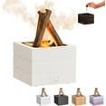 thumbnail image 1 of Flames Humidifier Essential Oil Diffuser, Aromatherapy Diffusers with 7 Colors Light & Remote, 280ml Bonfire Flame Humidifier Diffusers for Bedroom,Office,Home, Auto Shut-Off, Night Light, 1 of 8