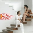 thumbnail image 1 of Flames Wall Decal - Vinyl Sticker - Car Sticker - Die Cut Sticker - SM013 - 36 Inches, 1 of 1