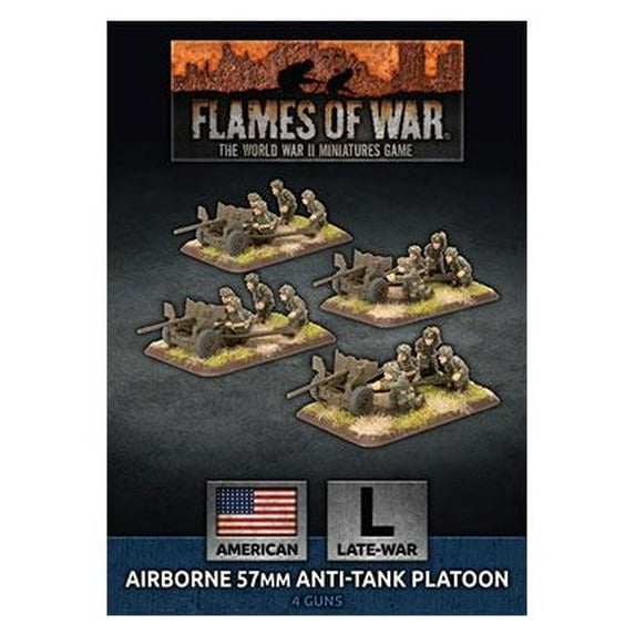 Flames of War: American Airborne 57mm Anti-Tank Platoon (Late-War)