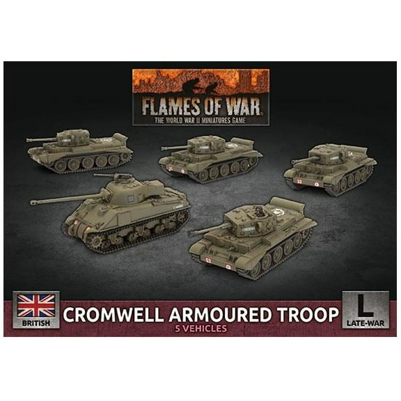 Battlefront Miniatures Cromwell Armoured Troop New