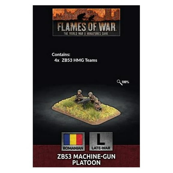 Flames of War: Romanian ZB53 Machine-Gun Platoon (Late-War)