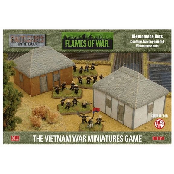 Flames of War: Battlefield in a Box: Vietnamese Huts