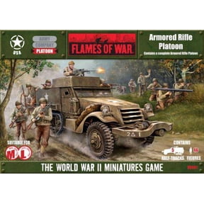 Flames of War Boxed Set Armored Rifle Platoon Miniatures