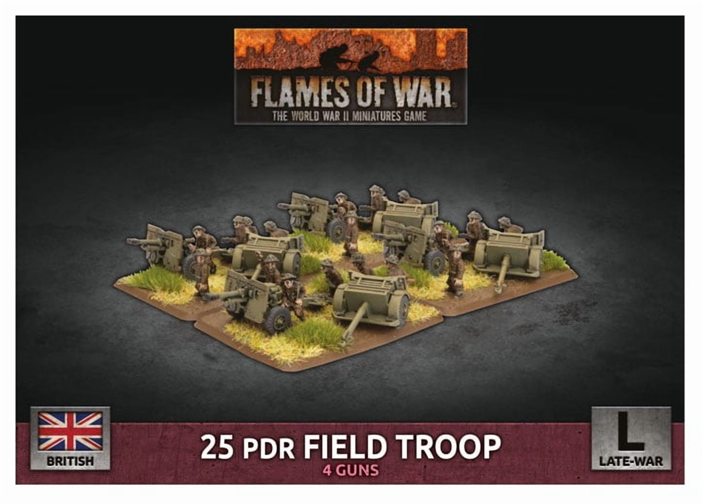 British 25-pdr Field Troop (Late-War) for Hobby Stores - Walmart ...