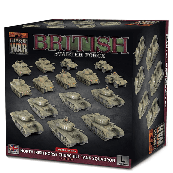 Flames of War: British Starter: North Irish Horse Churchill Tank Squadron (Limited Edtion)