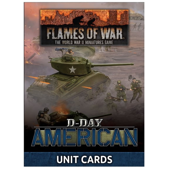 Battlefront Miniatures D-Day - American Unit Cards New