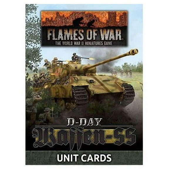 Flames of War: D-Day: Waffen-SS Unit Cards